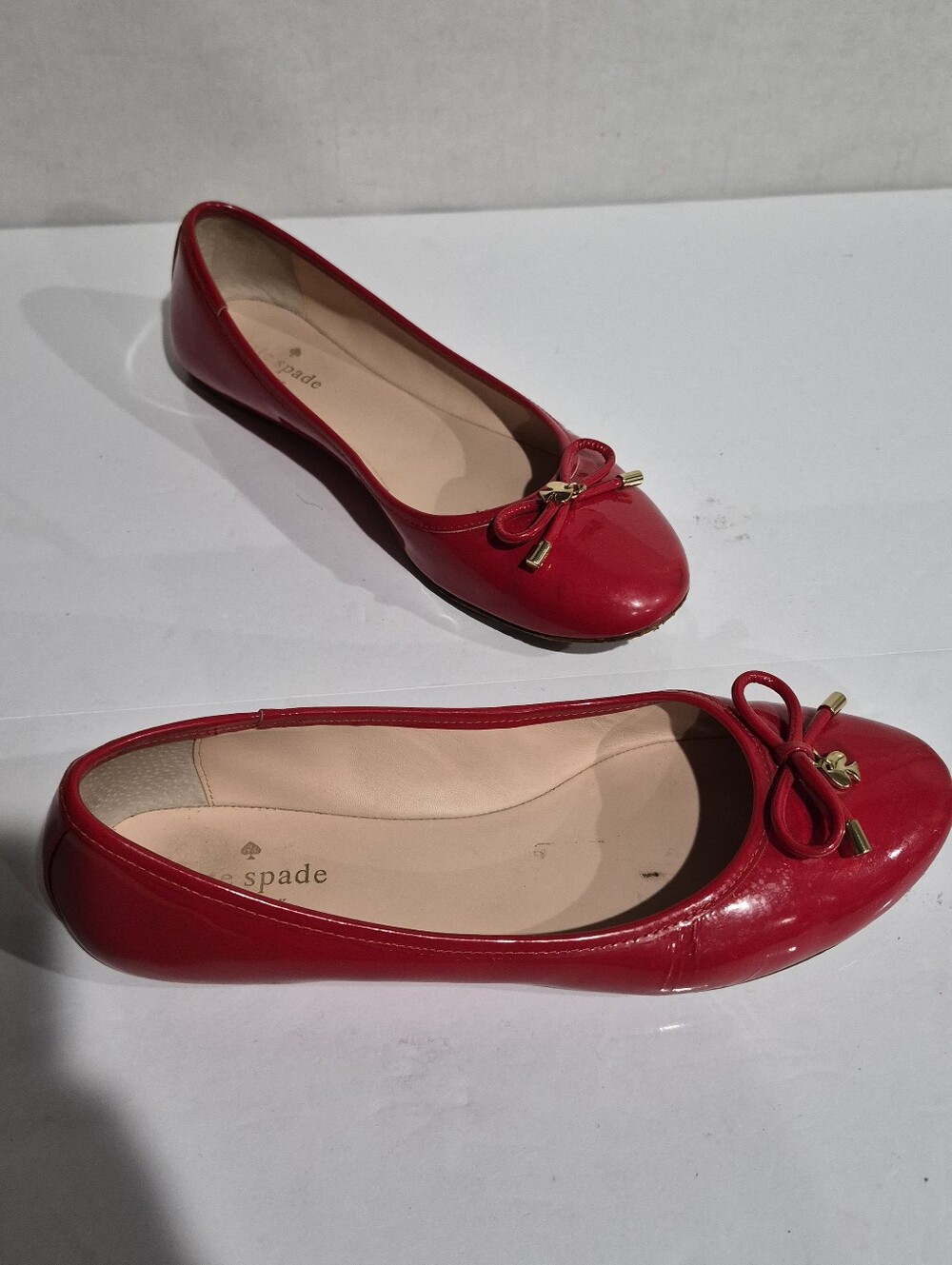 Kate Spade Red Patent Leather Ballet Flats 9M